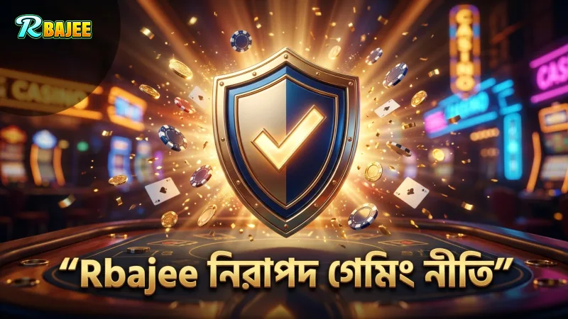 Rbajee প্লেয়ারদের জন্য নিরাপদ ও দায়িত্বশীল গেমিং নিয়মাবলী।